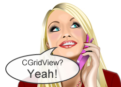 CGridView